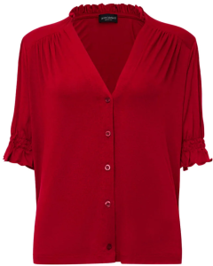 Neck Jersey Blouse